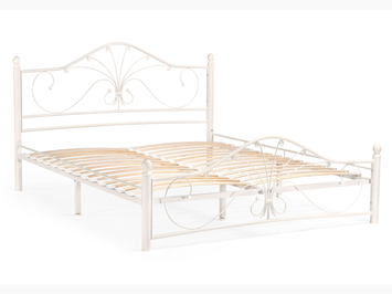 Двуспальная кровать Мэри 2 белая (Арт. 402983)