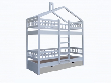 Двухъярусная кровать-домик Велес Микки №2