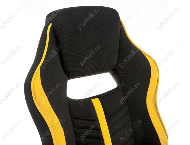 Игровое кресло Plast черный/желтый (Арт. 11322)