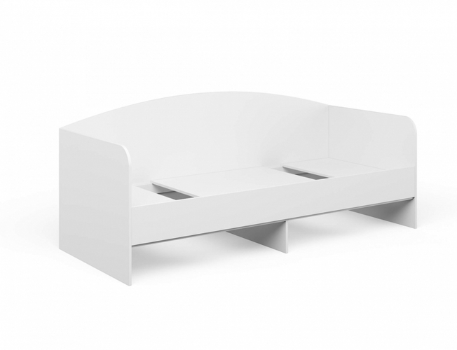 Кровать Crystal, ЛДСП белый