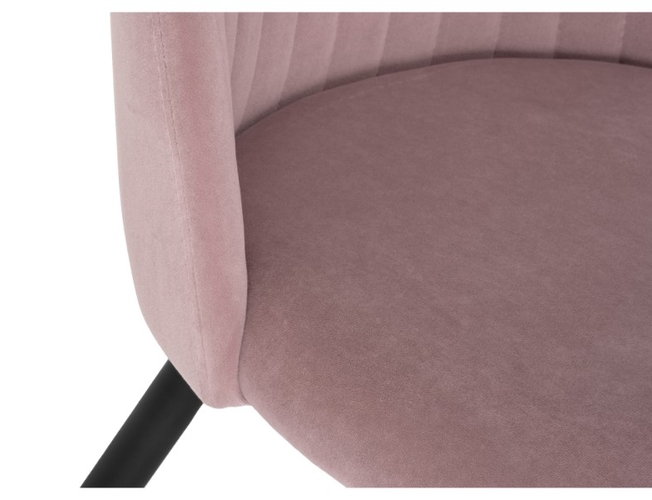 Стул на металлокаркасе Gabi 1 light purple/black (Арт.15085)