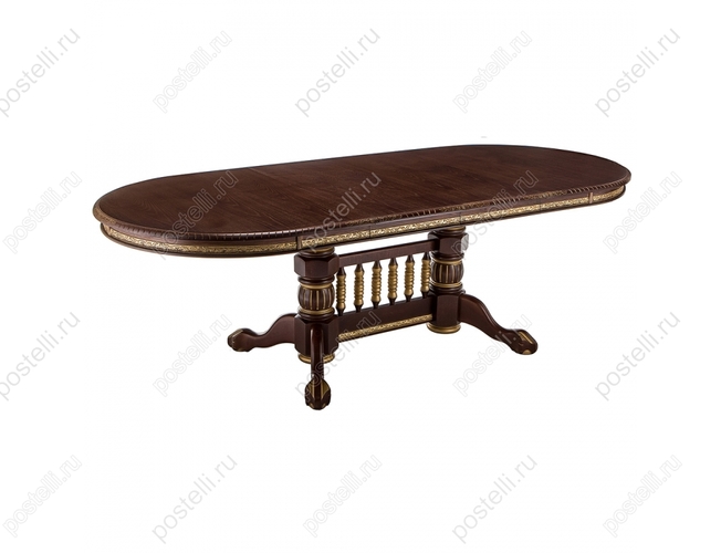 Стол Кантри орех с золотой патиной (Арт.296162)