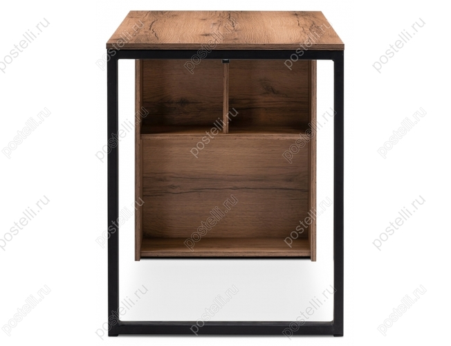 Письменный стол Битти Лофт дуб делано темный/черный матовый (Арт. 489671)