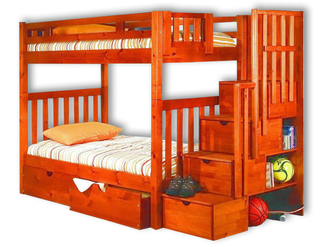 Кровать двухъярусная Велес Марк с ящиками