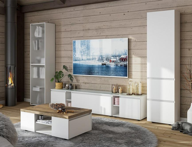 Тумба со стеклом Герда