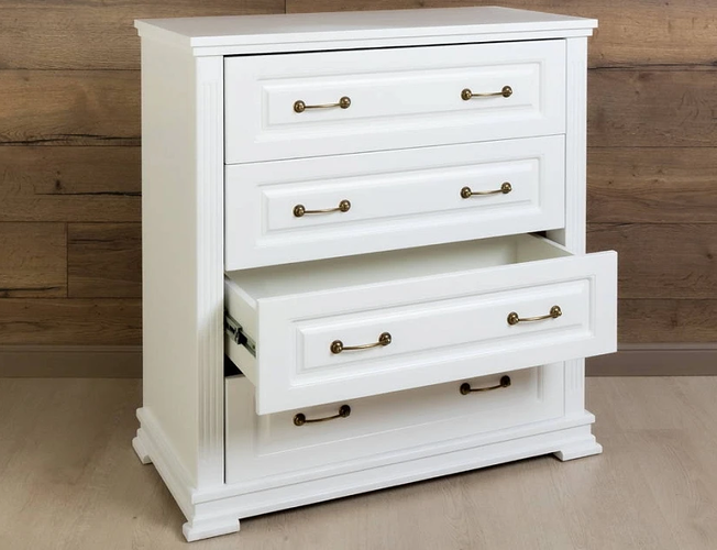 Белый комод Milena