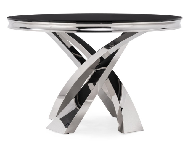 Стеклянный стол Komin 1 черный (Арт.15309)