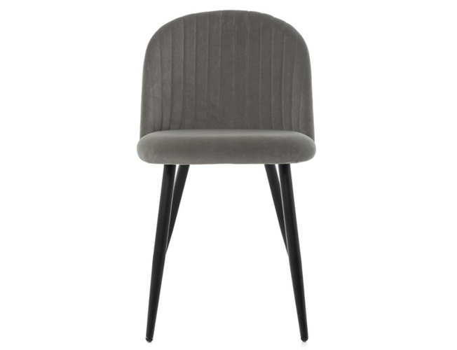 Стул на металлокаркасе Gabi 1 dark gray/black (Арт.15111)