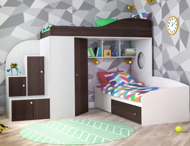 Кровать-чердак Ярофф Москва