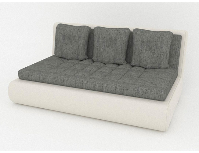 Диван-кровать Кормак Idea Cometa white / Саванна грей
