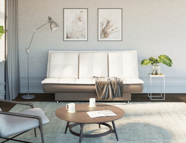 Подушки приспинные Easy Light (3 шт.) в интерьере