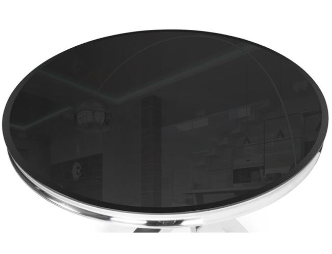 Стеклянный стол Komin 1 черный (Арт.15309)