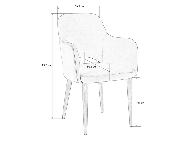 Кресло Ledge Блю Арт (Арт. 4101246H)