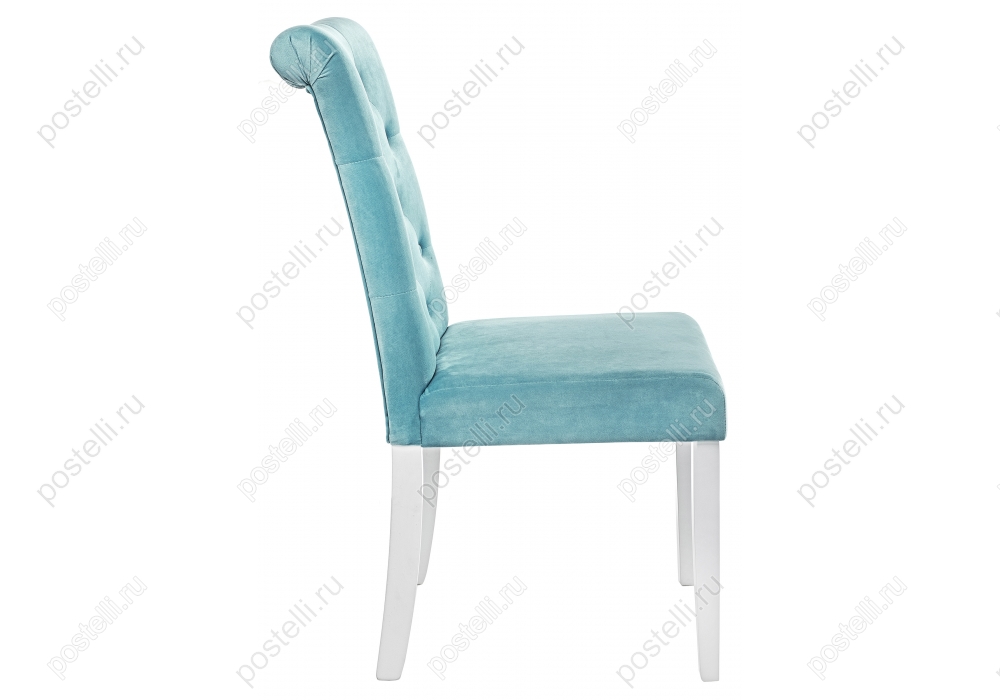 Стул Amelia white/fabric tiffany (Арт. 11584)