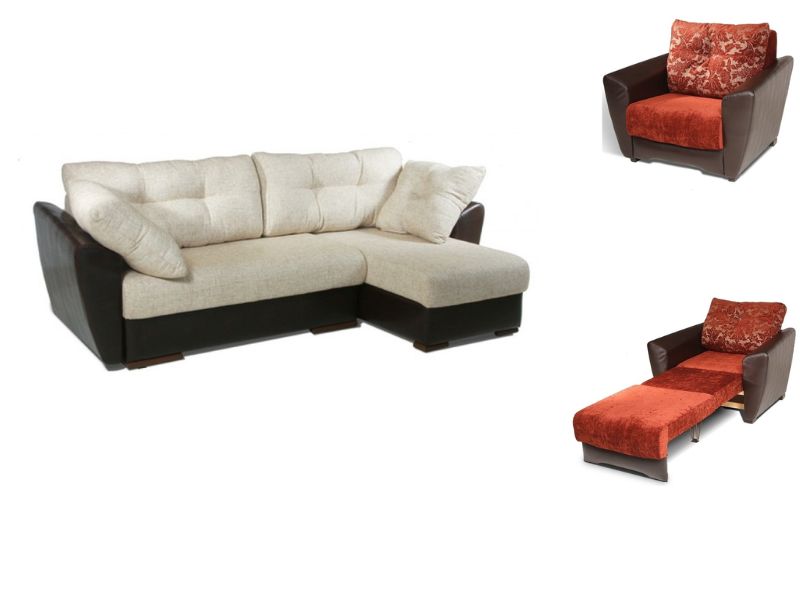 Комплект диван и кресла Комфорт-Евро Idea